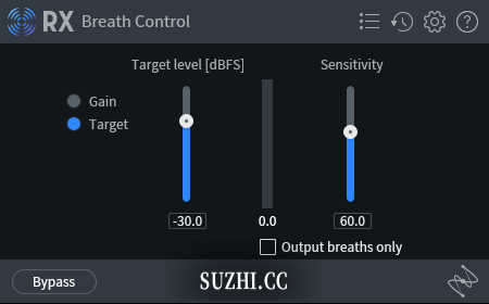 iZotope的RXBreathControl插件，呼吸控制插件 呼吸控制效果器_稣知音乐