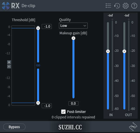 iZotope的RX10De-clip修复声音中的削波失真插件_稣知音乐