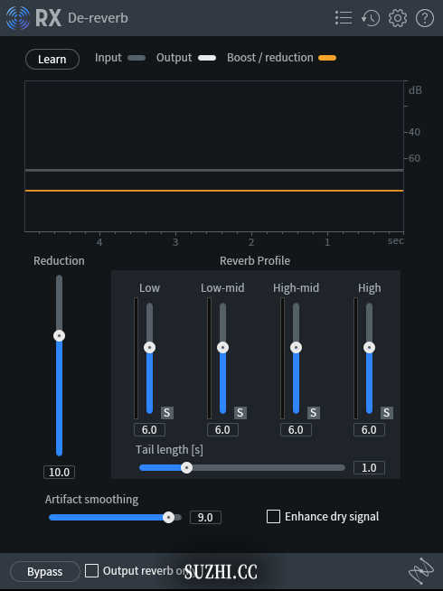 iZotope的RX10De-reverb插件，去除音频中的混响（reverb）成分_稣知音乐