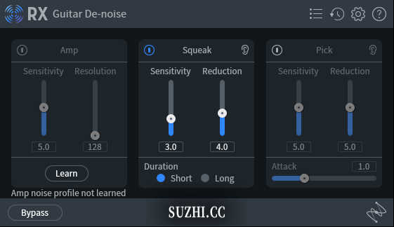 iZotope的RX10GuitarDe-noise处理电吉他音频噪声的插件_稣知音乐