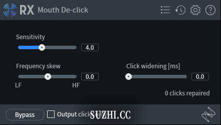 iZotope的RX10MouthDe-click是去除语音中口腔音的小点击等杂音的插件_稣知音乐