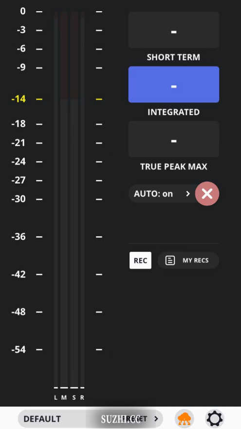 Youlean的LoudnessMeterLITE一款适用于iOS的专业频谱 电平表软件_稣知音乐