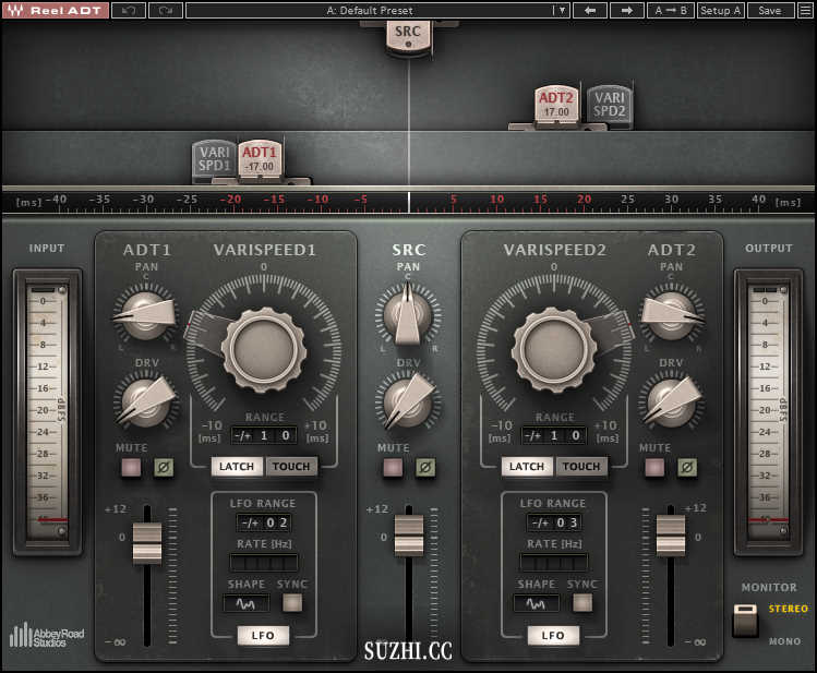 Waves的AbbeyRoadReelADT2VMono/Stereo插件经典技术的音轨加倍与多元音频效果_稣知音乐