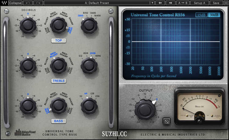 Waves 的 Abbey Road RS56 Passive EQ Mono 插件经典三段式被动均衡器插件_稣知音乐