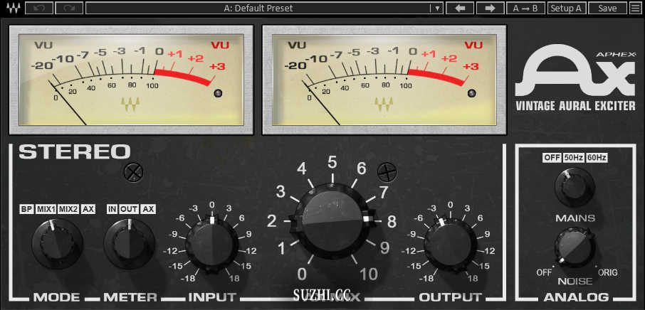 Waves的AphexVintageExciterStereo插件立体声音频激励效果器插件_稣知音乐