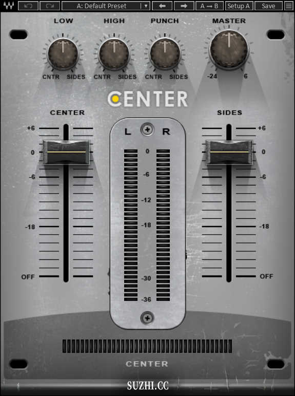 Waves的Center Stereo插件立体声增强处理插件_稣知音乐