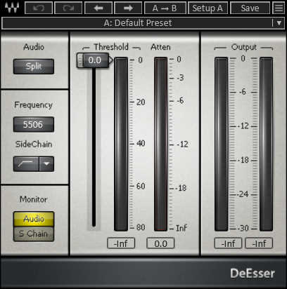 消除立体声音频齿音插件：Waves 的 DeEsser Stereo_稣知音乐