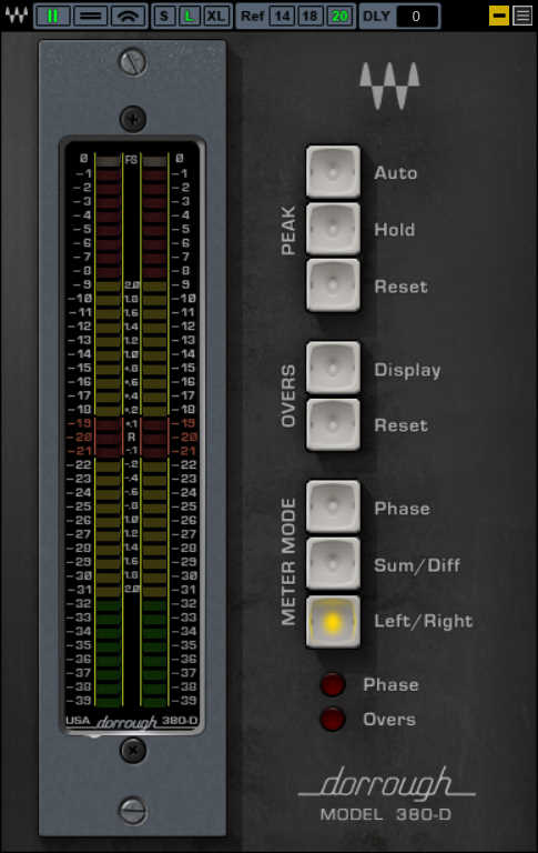 立体声音频动态响度处理插件：Waves 的 Dorrough Stereo_稣知音乐